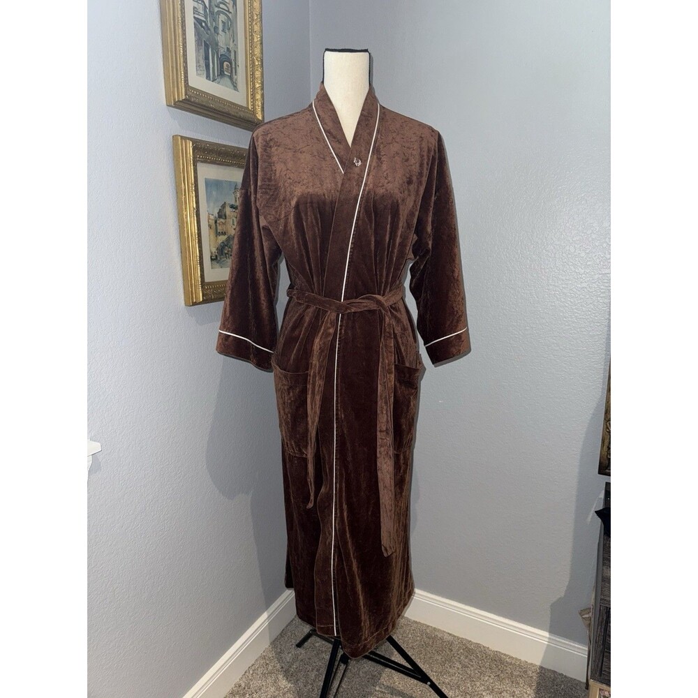 Dior Brown Velvet Robe